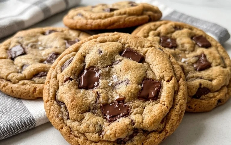 Crispy and Chewy Chocolate Chip Cookies