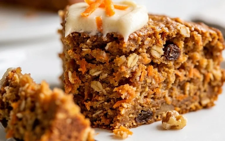 Easy Flourless Oatmeal Carrot Cake Recipe