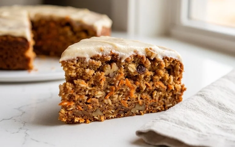 Easy Flourless Oatmeal Carrot Cake Recipe