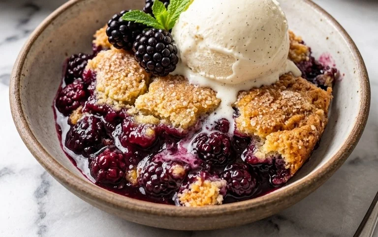The Pioneer Women's Blackberry Cobbler