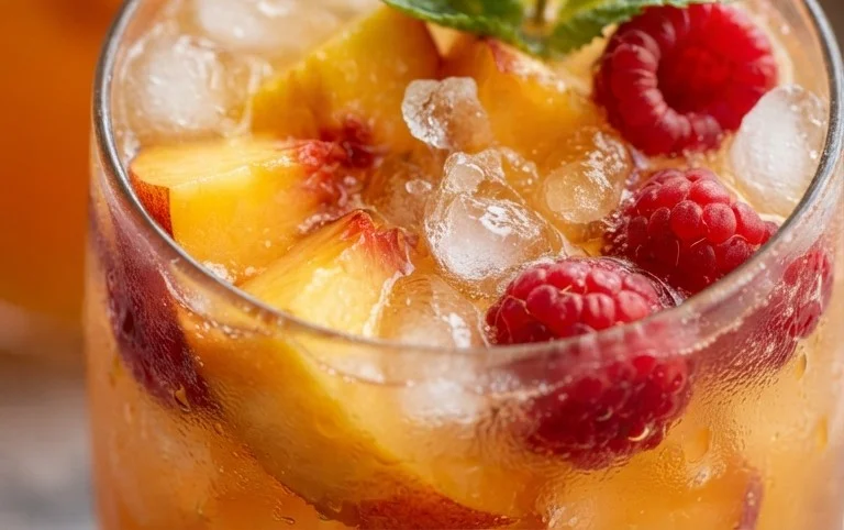 Refreshing Peach Lemonade