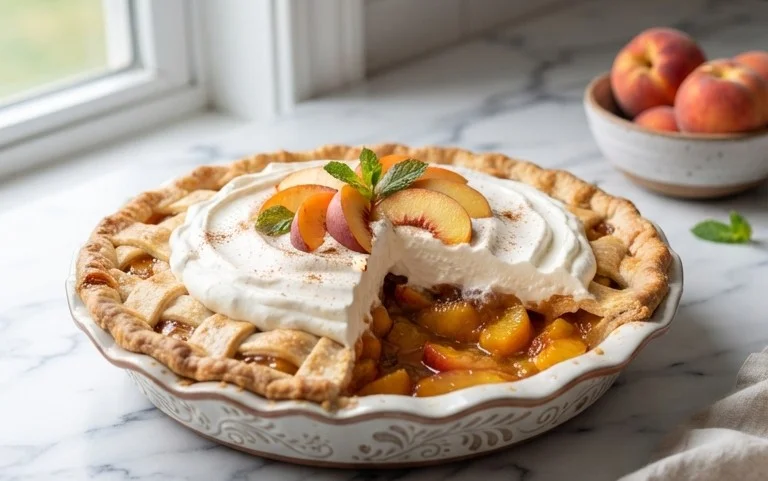 Peaches and Cream Pie
