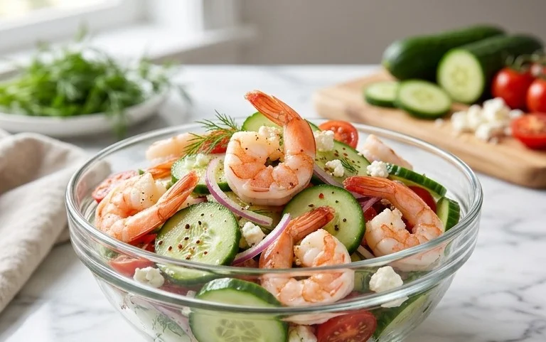 Cucumber Shrimp Salad