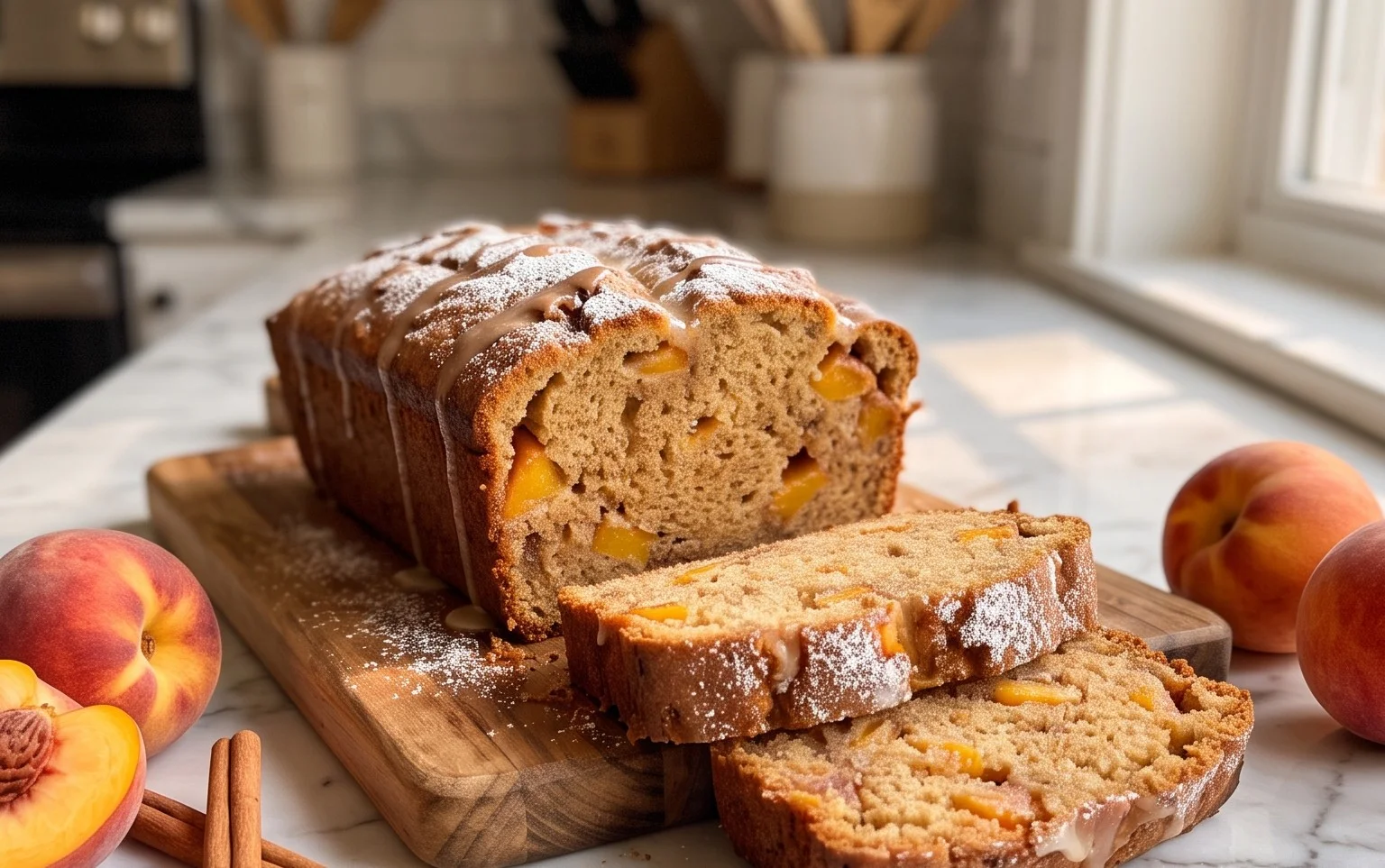 Spiced Peach Bread