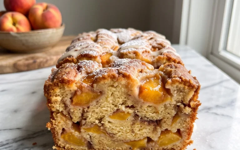 Peach Cobbler Pound Cake