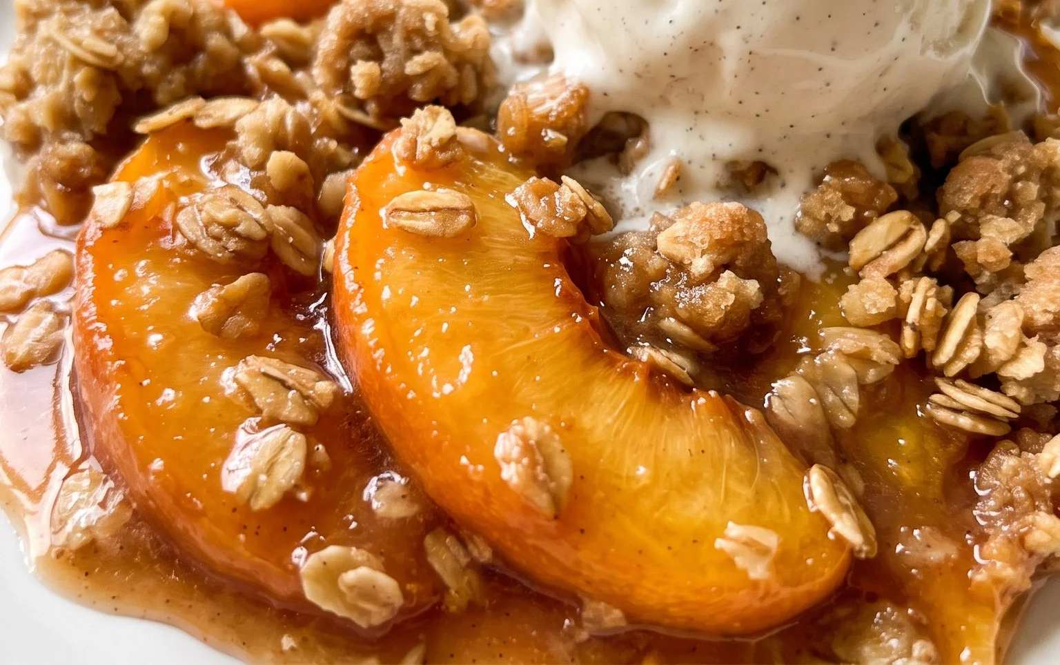 Fresh Peach Crisp Recipe