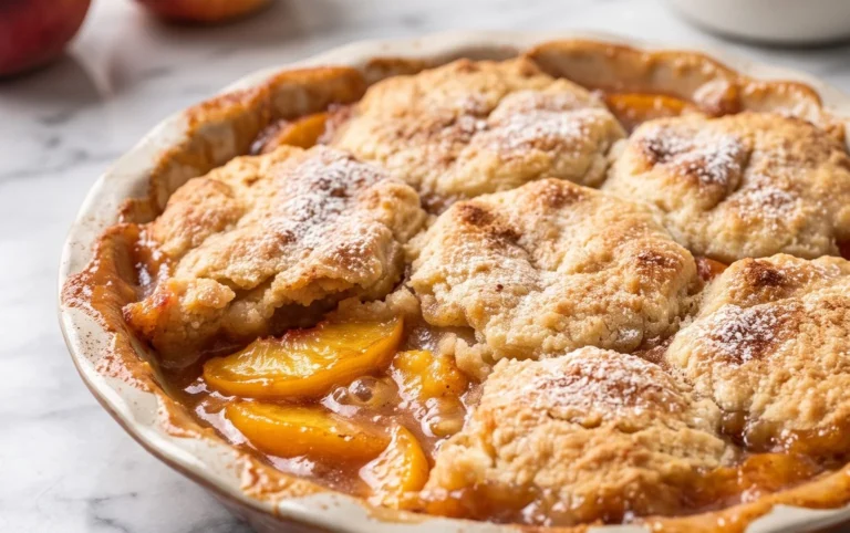 The Easiest Southern Peach Cobbler