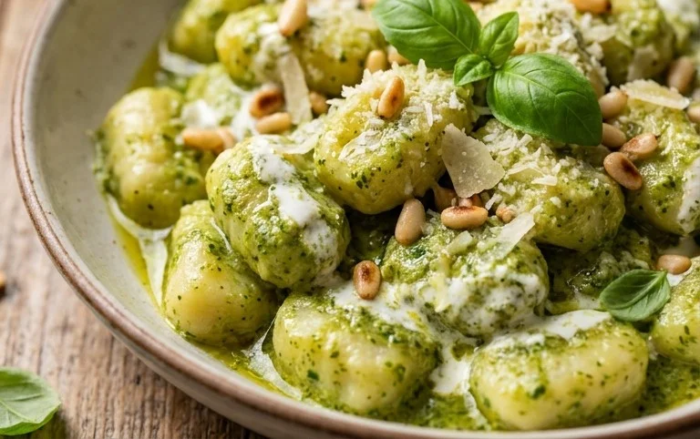 Creamy Pesto Gnocchi