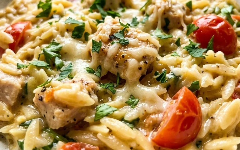 Chicken Orzo (30-Minutes, One-Pan)