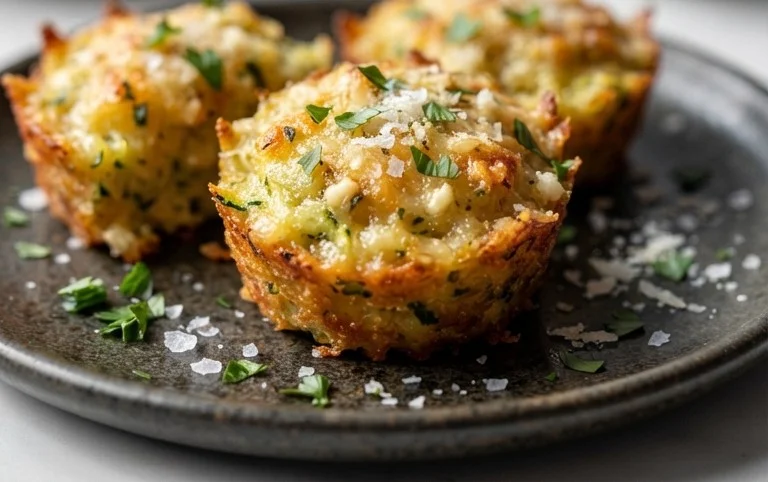 Zucchini Garlic Bites
