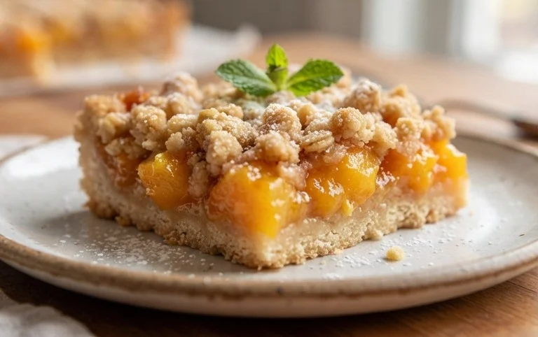 Fresh Peach Crum extractb Bars