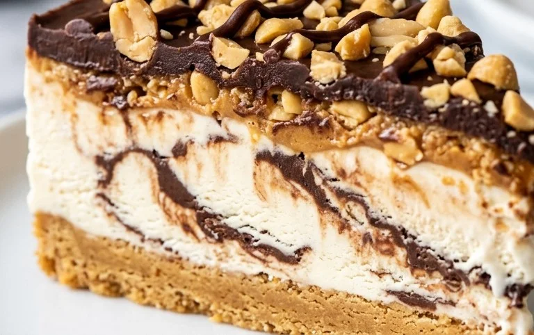 Buster Bar Ice Cream Cake