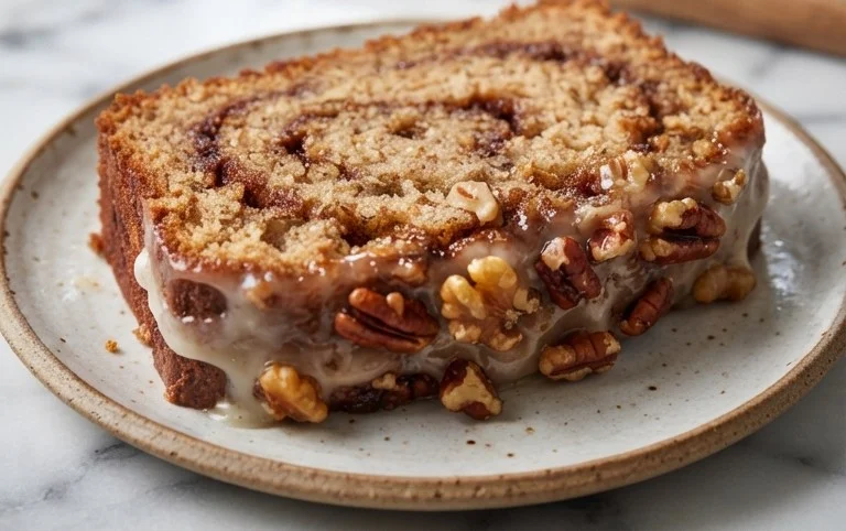Cinnamon Roll Banana Bread