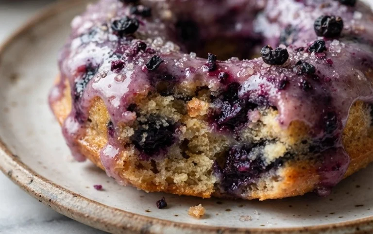 Blueberry Cake Donuts