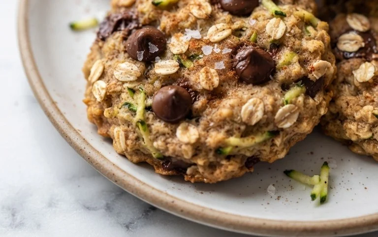 Healthy Zucchini Oatmeal Cookies