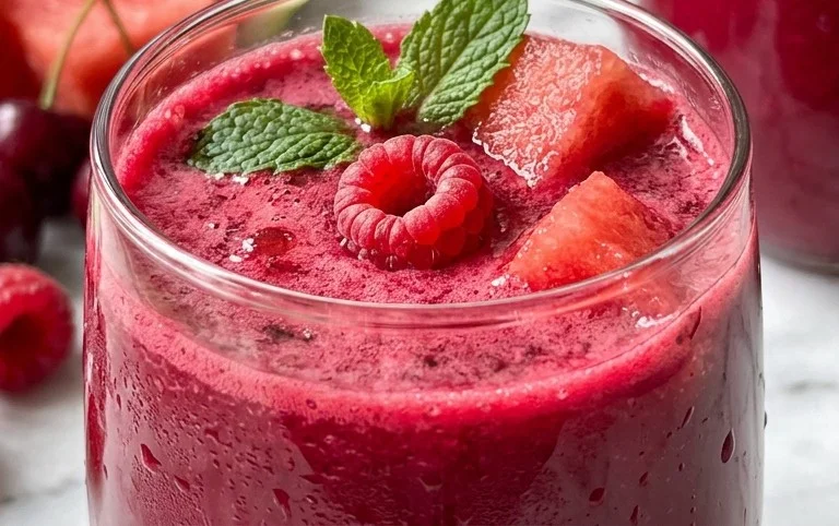 Watermelon Cherry Berry Beet Juice
