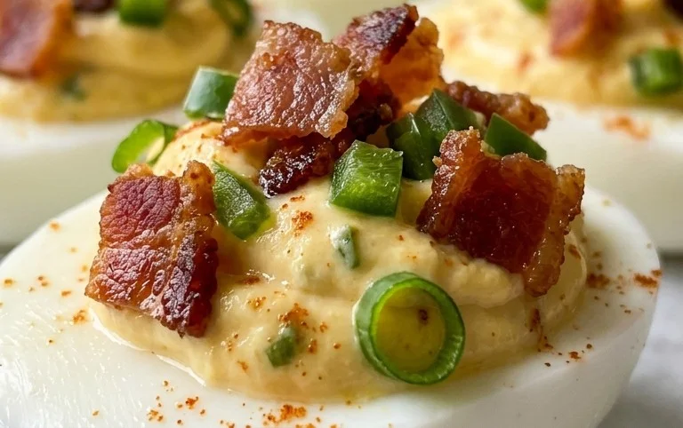 Jalapeno Popper Deviled Eggs
