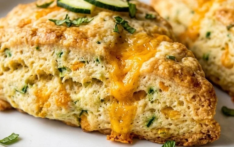 Zucchini Cheddar Scones