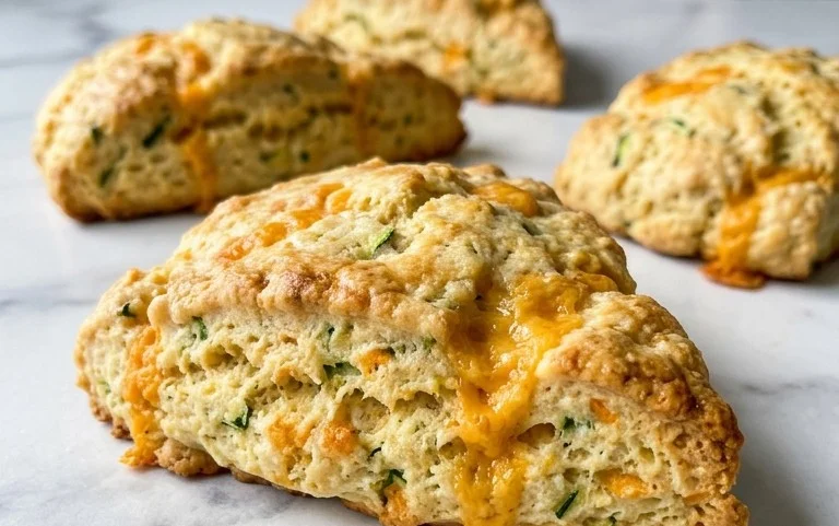 Zucchini Cheddar Scones