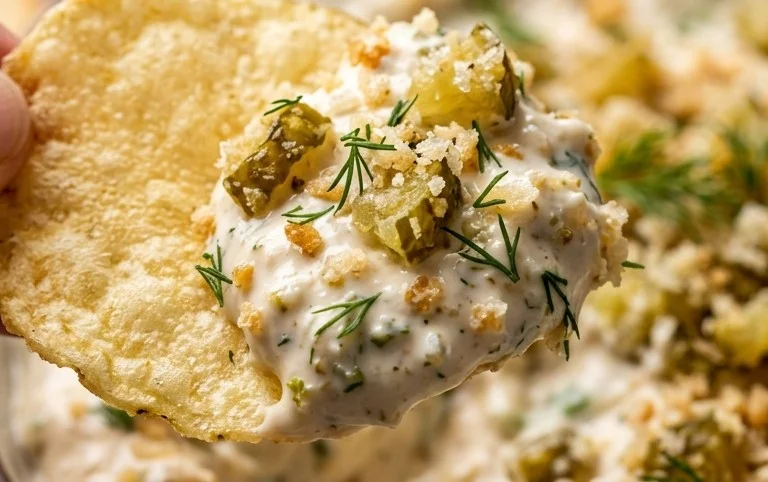 Easy Fried Pickle Dip (Dairy-Free Option)