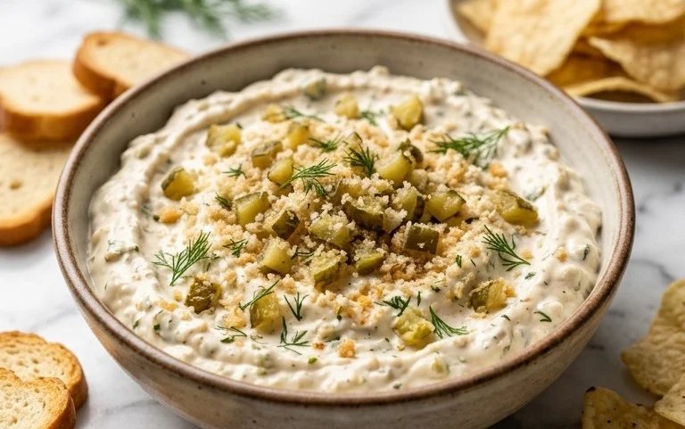 Easy Fried Pickle Dip (Dairy-Free Option)