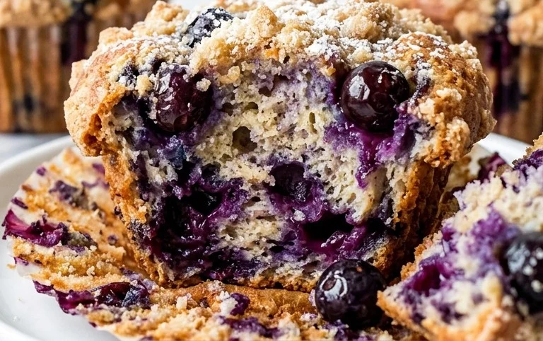 Homemade Blueberry Muffins