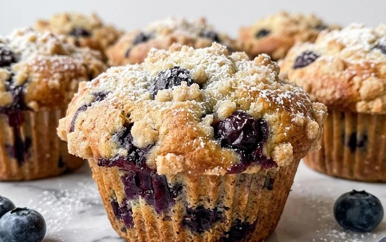 Homemade Blueberry Muffins