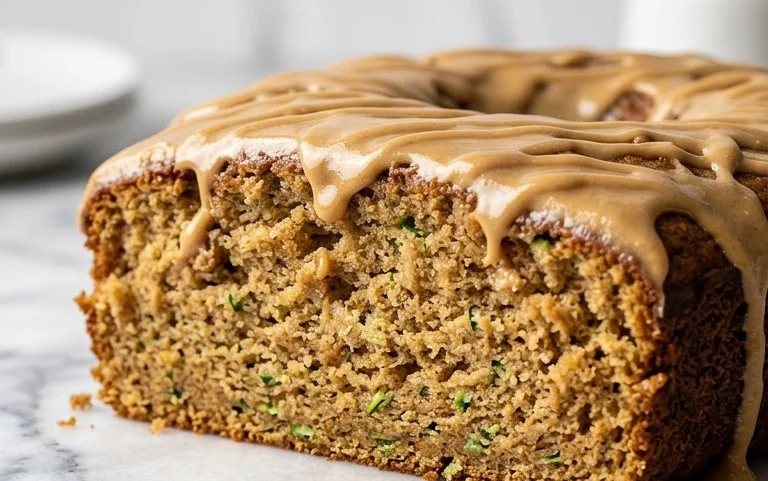Moist Peanut Butter Zucchini Cake Recipe