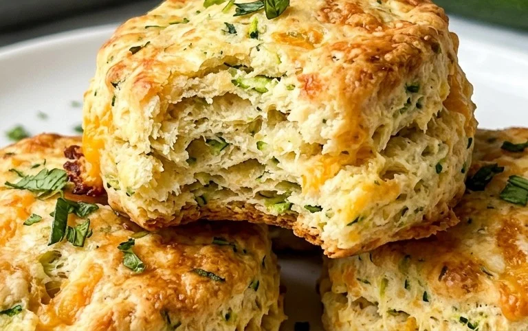 Zucchini Cheddar Biscuits
