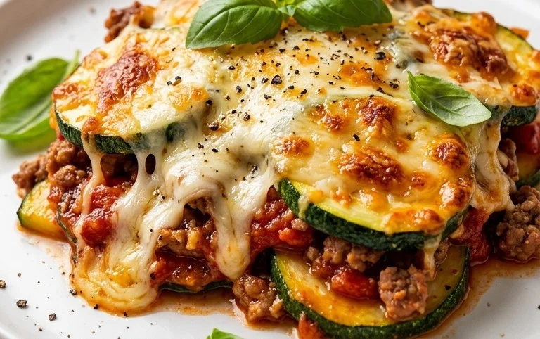 Cheesy Baked Zucchini Casserole