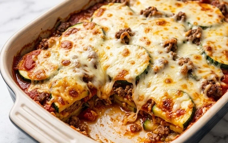 Cheesy Baked Zucchini Casserole