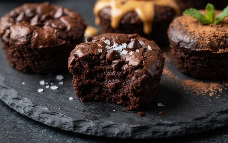Chocolate Black Bean Brownie Bites