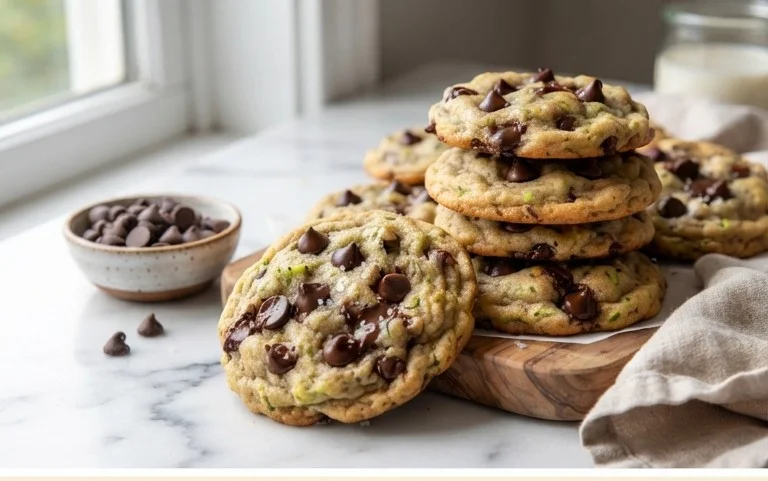 Soft Zucchini Cookies with Chocolate Chips