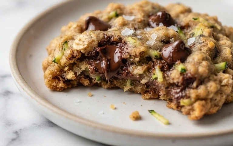 Homemade Zucchini-Oat Chocolate Chip Cookies