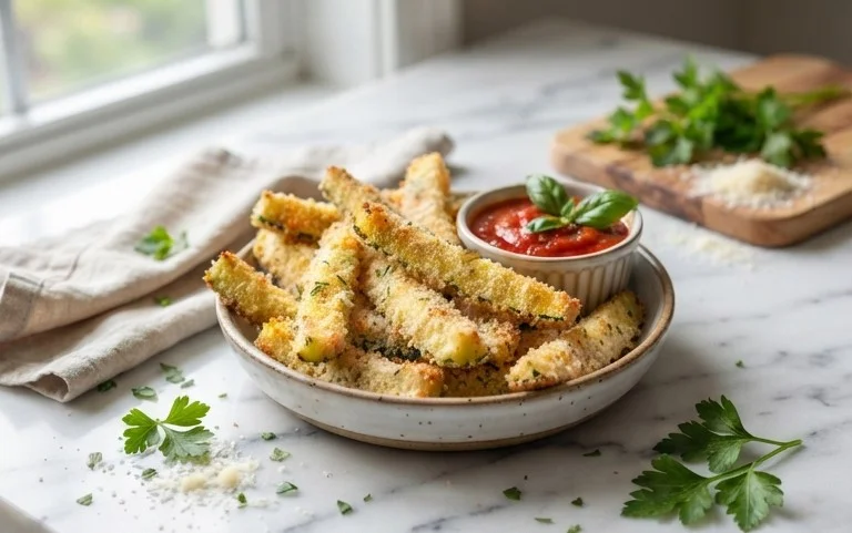 Baked Parmesan Zucchini Fries
