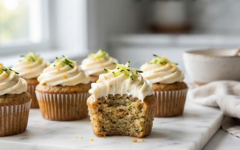 Zucchini Cupcakes with Cream Cheese Frosting