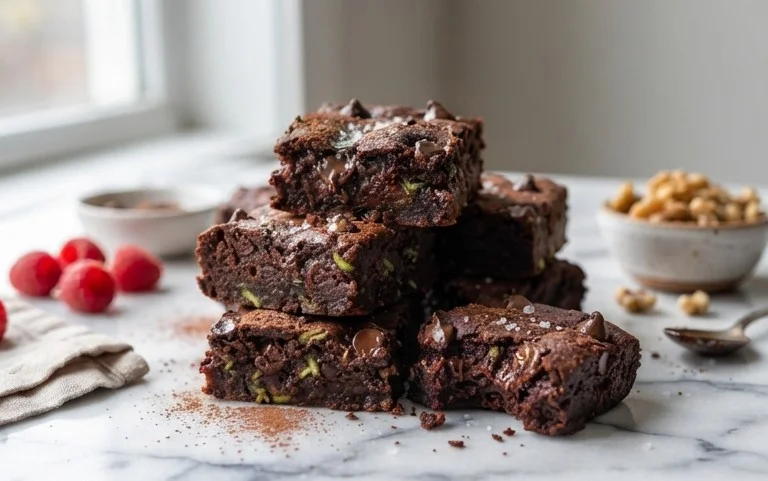 Secretly Healthy Zucchini Brownies