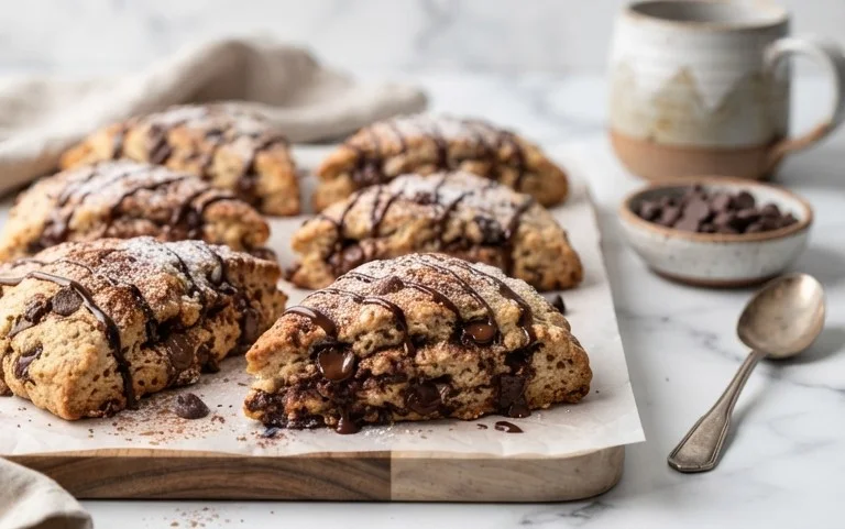 Triple Chocolate Scones