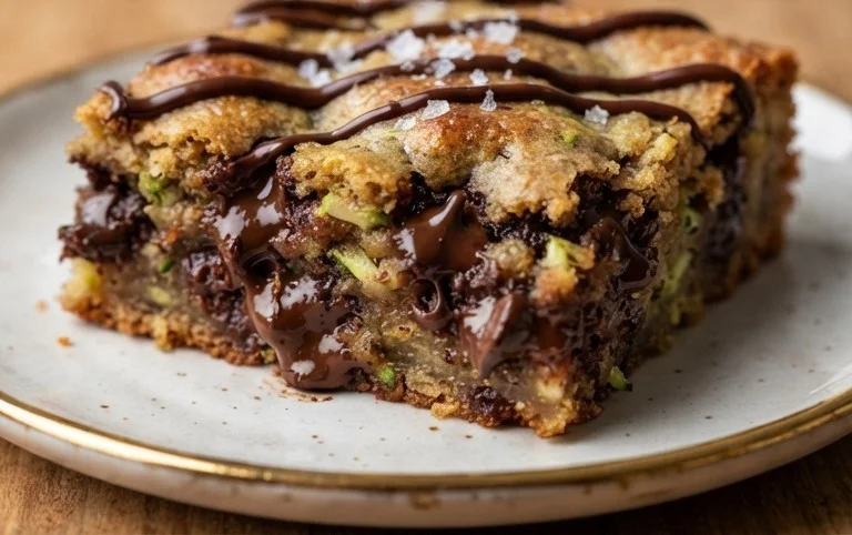 Chocolate Chip Zucchini Cookie Bars