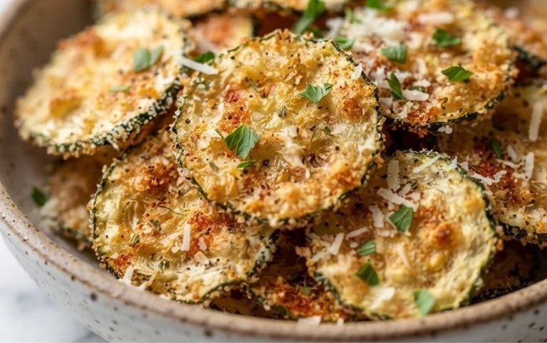 Crispy Baked Zucchini Chips