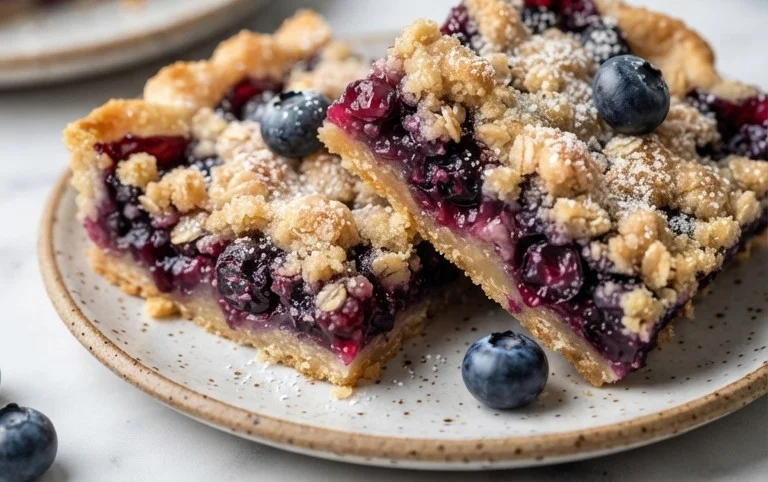 Easy Blueberry Pie Bars