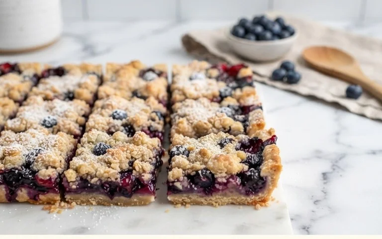 Easy Blueberry Pie Bars