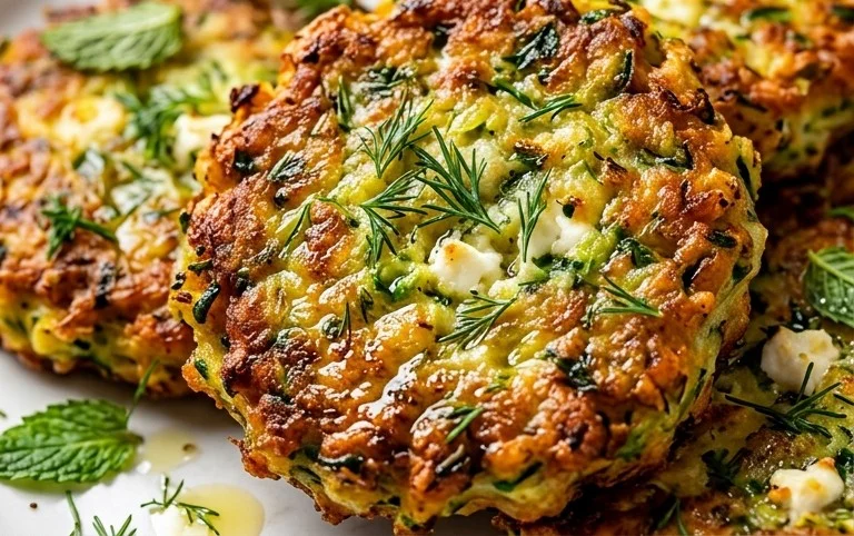 Kolokithokeftedes (Greek Zucchini Fritters)