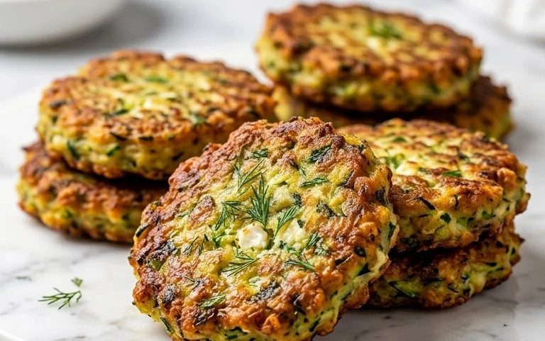 Kolokithokeftedes (Greek Zucchini Fritters)